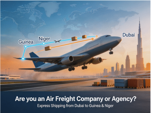 Are you an express air freight company shipping from Dubai to Guinea & Niger?
